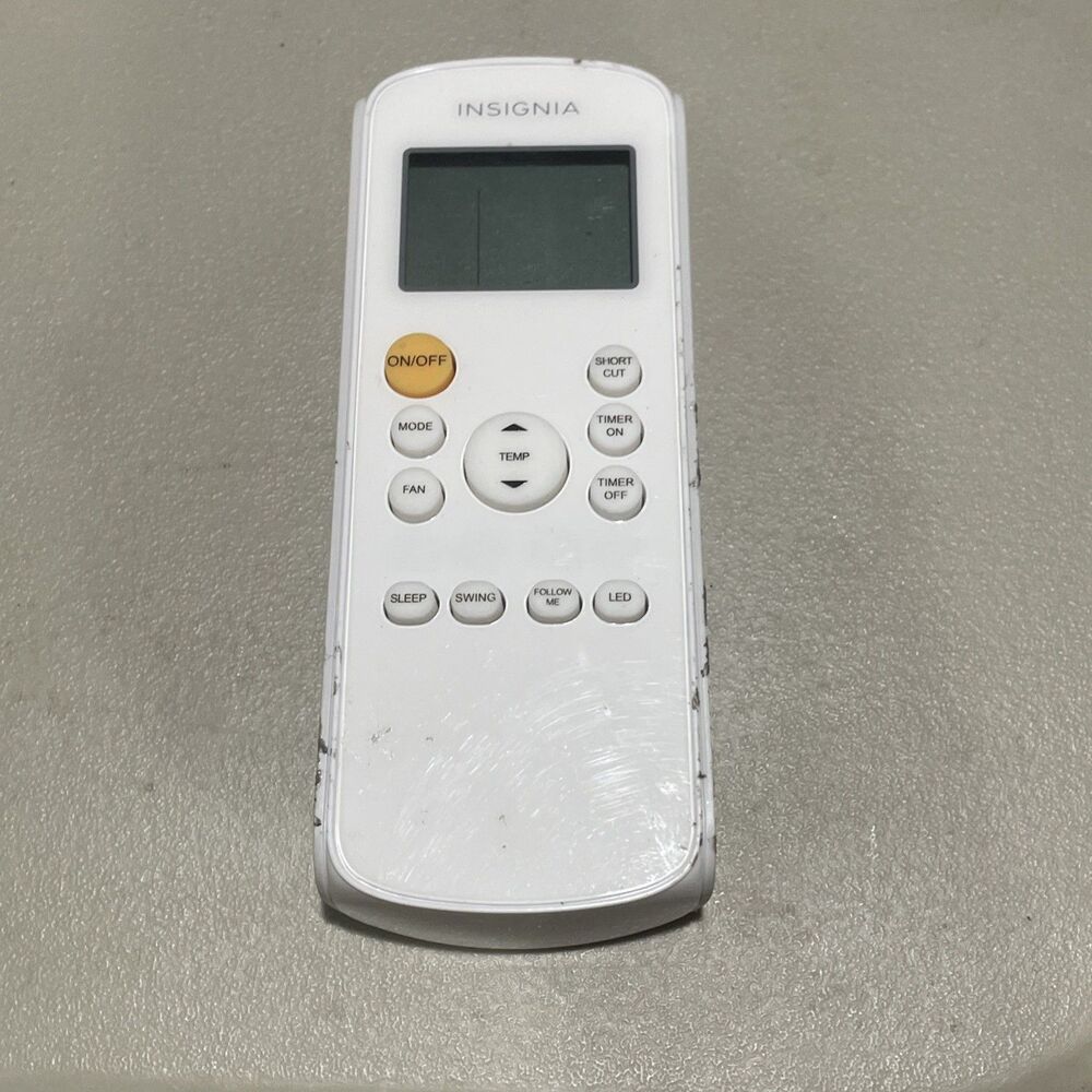 Insignia Toshiba RG57H4(B)/BGEFU1 White Room Air Conditioner Remote Control